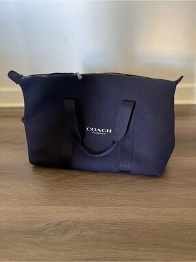 Coach Weekender Duffel Bag Navy Blue